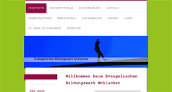 Desktop Screenshot of evangelisches-bwm.de